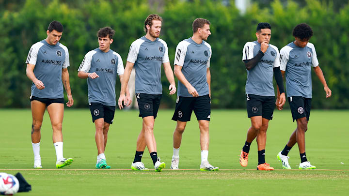 Jugadores del Inter Miami.