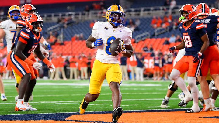 Former Pittsburgh running back Juelz Goff transferred to Boise State. Former Pittsburgh running back Juelz Goff transferred to Boise State.