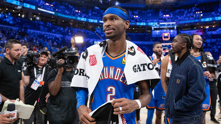 Oklahoma City Thunder guard Shai Gilgeous-Alexander won his first NBA MVP award in 2025.