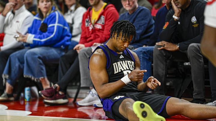 Wesley Yates III reacts favorably after being fouled on a made 3-point basket, which he converted into a four-point play. Wesley Yates III reacts favorably after being fouled on a made 3-point basket, which he converted into a four-point play.