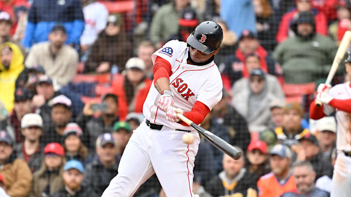 Boston Red Sox designated hitter Rafael Devers is a great prop target on Monday.