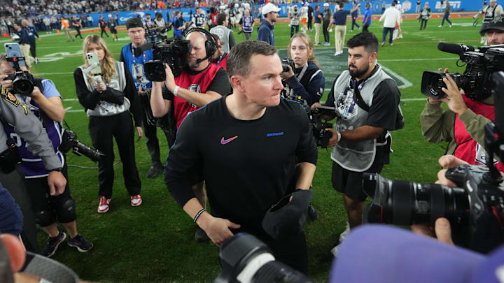 Boise State Broncos head coach Spencer Danielson.