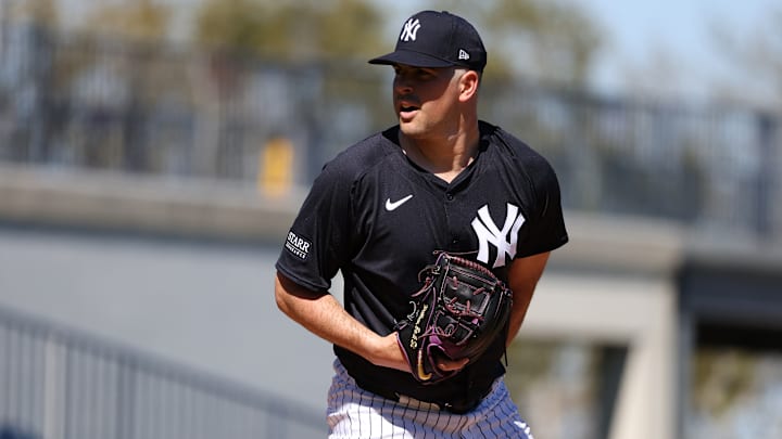 Carlos Rodón permitió 4 jonrones en juego simulado de los Yankees 