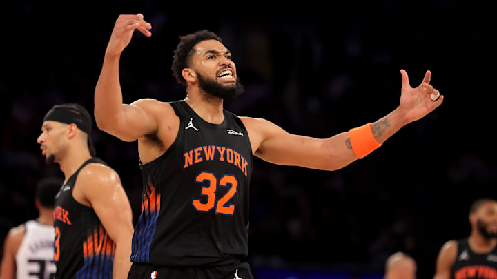 New York Knicks center Karl-Anthony Towns has been the subject of trade rumors. New York Knicks center Karl-Anthony Towns has been the subject of trade rumors.
