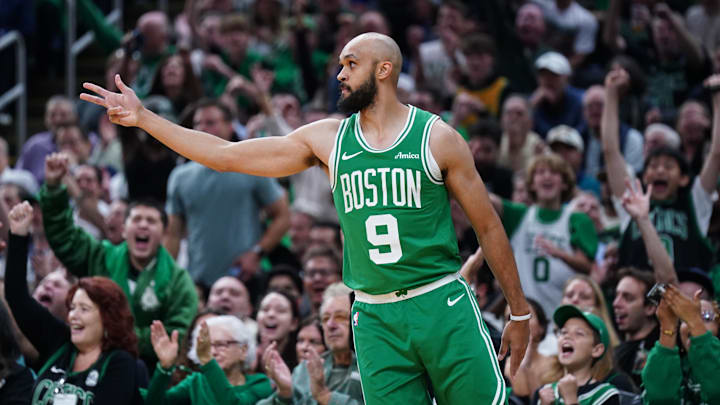 Boston Celtics guard Derrick White.