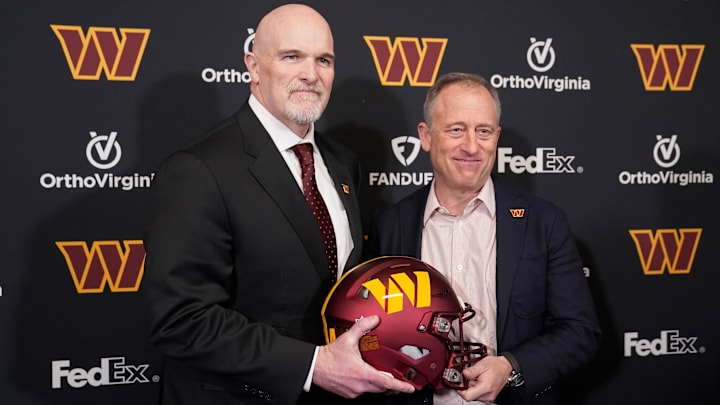 Washington Commanders Introduce Dan Quinn As New Head Coach During Press Conference Washington Commanders Introduce Dan Quinn As New Head Coach During Press Conference