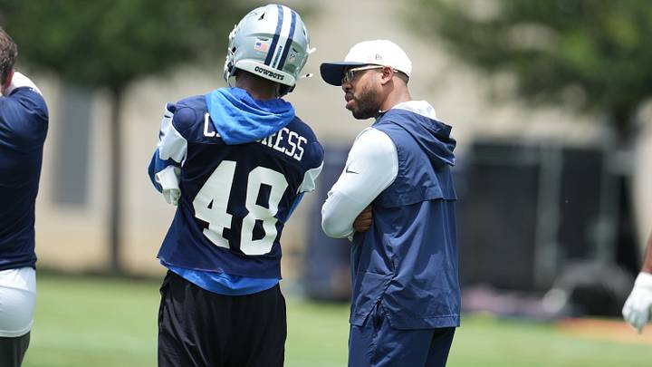 Dallas Cowboys defensive coordinator Christian Parker. Dallas Cowboys defensive coordinator Christian Parker.
