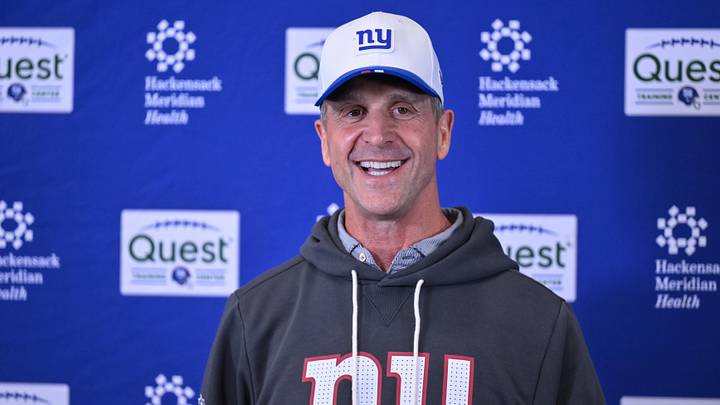 New York Giants - head coach John Harbaugh New York Giants - head coach John Harbaugh