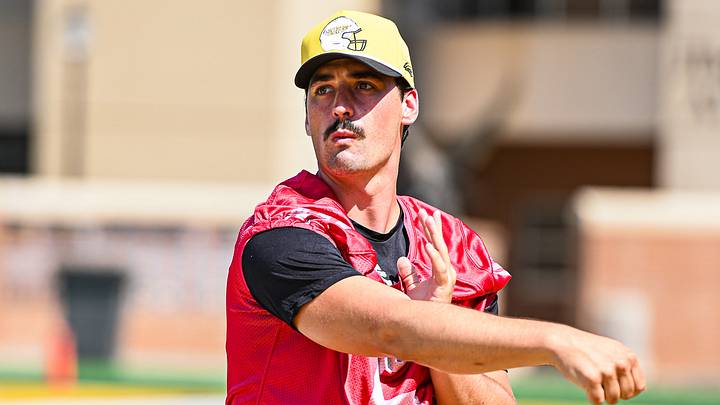 Southern Miss quarterback Ethan Hampton didn't participate in the Golden Eagles' Fan Fest srimmage, but he's expected to be back in action soon.