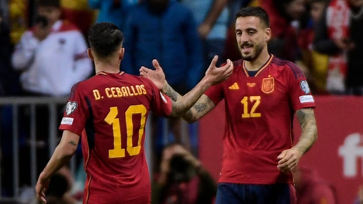 Joselu y Ceballos