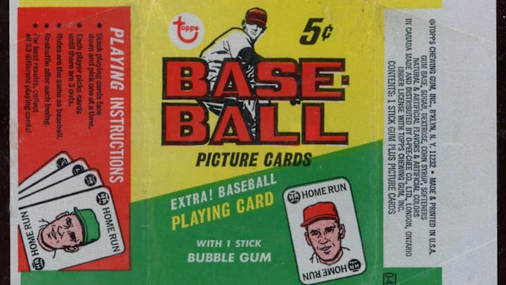 1968 Topps Baseball - Wax Pack Wrapper