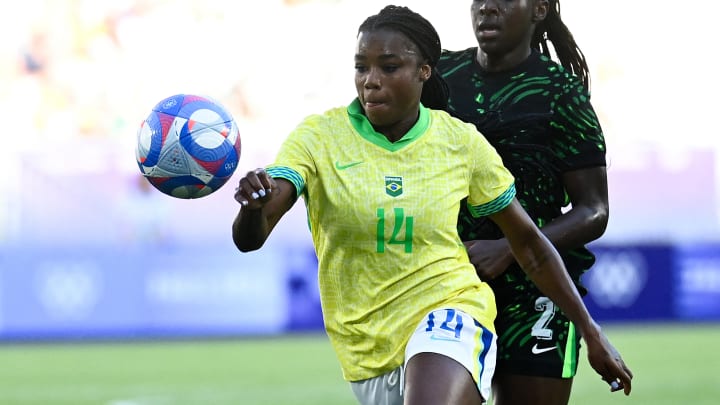 Ludmila deu assistência no último jogo da Seleção Brasileira nas Olimpíadas