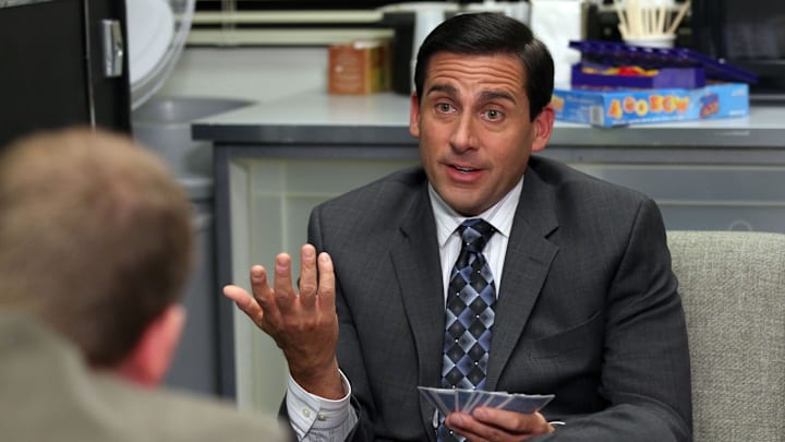 THE OFFICE -- "Counseling" Episode 702 -- Pictured: Steve Carell as Michael Scott