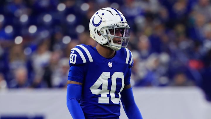 Jaylon Jones of the Indianapolis Colts Jaylon Jones of the Indianapolis Colts