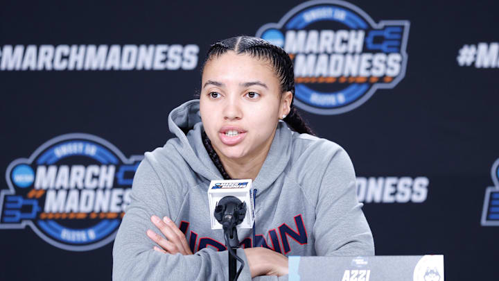 Expect big things from Azzi Fudd when UConn plays South Carolina Friday. Expect big things from Azzi Fudd when UConn plays South Carolina Friday.