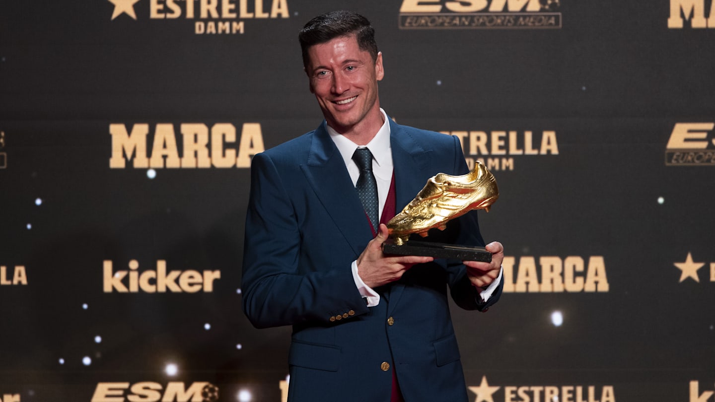 Lewandowski Tabla Goleadores Bota De Oro Robert Lewandowski Bota