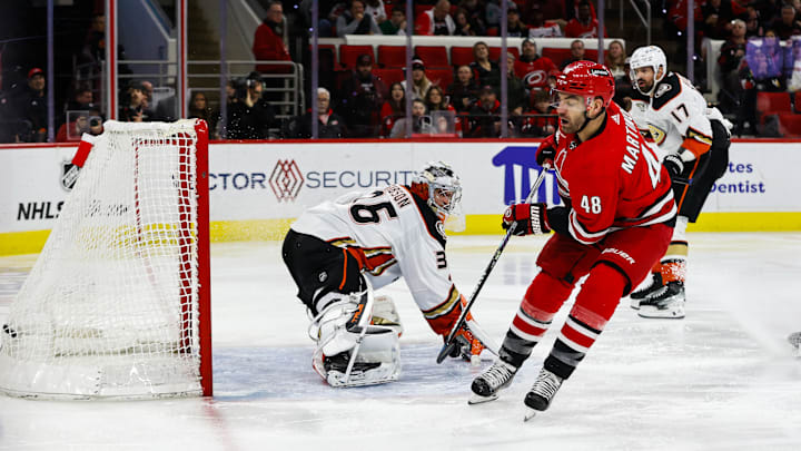 Anaheim Ducks v Carolina Hurricanes