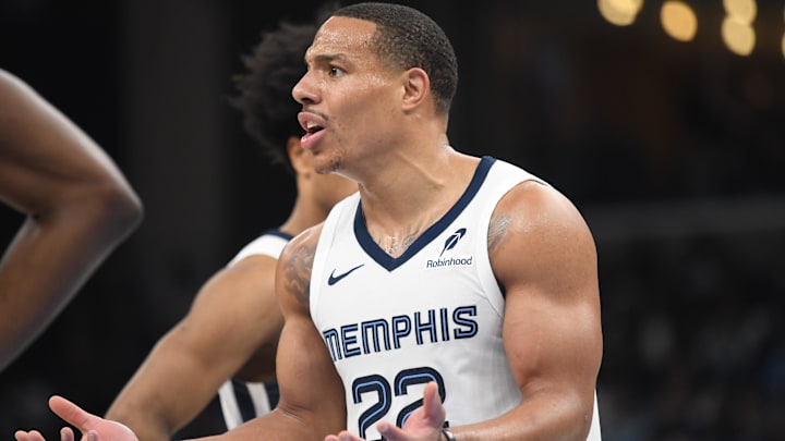 Mar 15, 2025; Memphis, Tennessee, USA; Memphis Grizzlies shooting guard Desmond Bane (22): Matthew Smith-Imagn Images