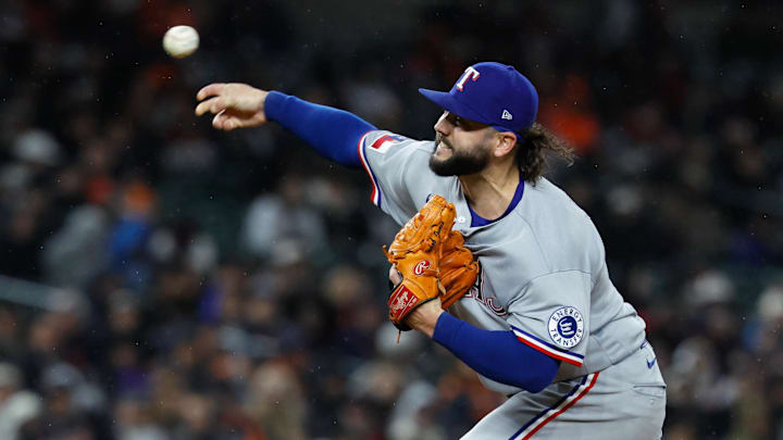 Texas Rangers pitcher Jakob Junis.