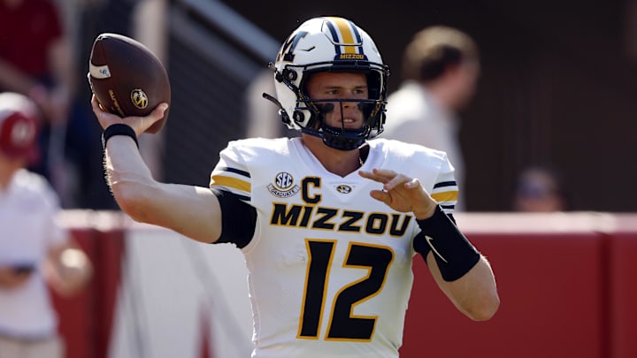For the second week in a row, Missouri quarterback Brady Cook left the game due to injury.