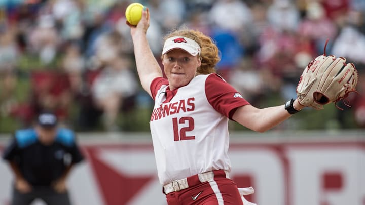 Payton Burnham, Arkansas softball vs. Fordham Payton Burnham, Arkansas softball vs. Fordham