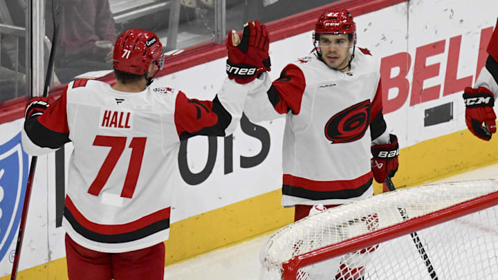 Logan Stankoven is riding a 10-game point streak.