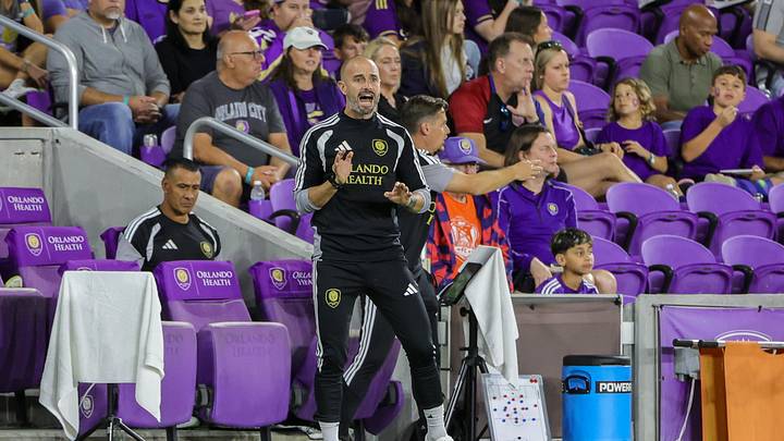 Mar 14, 2026; Orlando, Florida, USA; Orlando City interim manager Martin Perelman reacts during the second half against the CF Montreal at Inter&Co Stadium. Mandatory Credit: Mike Watters-Imagn Images