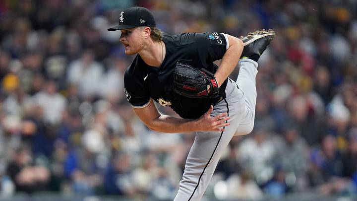 Chicago White Sox pitcher Shane Smith (64) pitches during the second inning of the Opening Day game against the Milwaukee Brewers on Thursday March 26, 2026 at American Family Field in Milwaukee, Wisconsin.