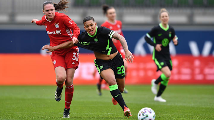 In der Champions League kämpfen Wolfsburg und Bayern beide um den Einzug ins Halbfinale.