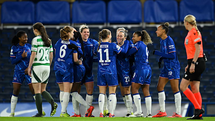 Chelsea FC v Celtic FC - UEFA Women's Champions League 2024/25 Group Stage MD4 Chelsea FC v Celtic FC - UEFA Women's Champions League 2024/25 Group Stage MD4