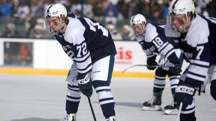 Penn State Nittany Lions forward Gavin McKenna (72)