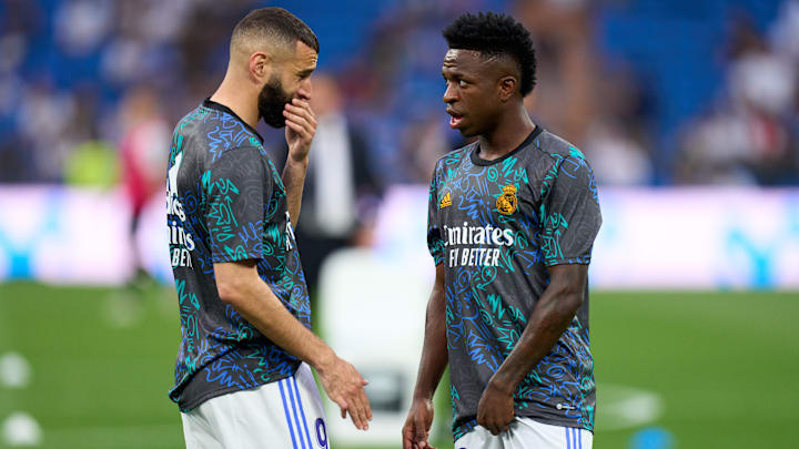 Vinicius Jr. e Benzema foram os grandes destaques do Real Madrid na temporada 
