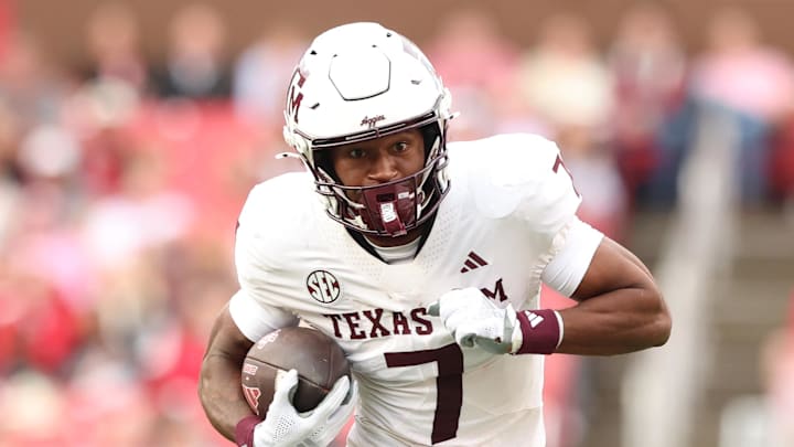 Texas A&M wide receiver KC Concepcion Texas A&M wide receiver KC Concepcion