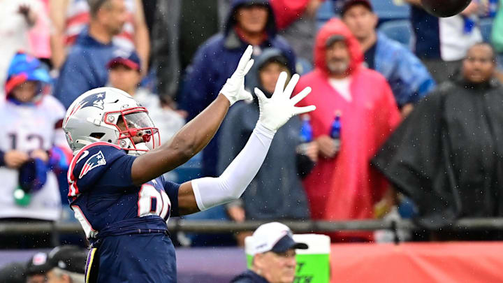 Kayshon Boutte revealed the Patriots' roster plans for Sunday's game against the Washington Commanders.