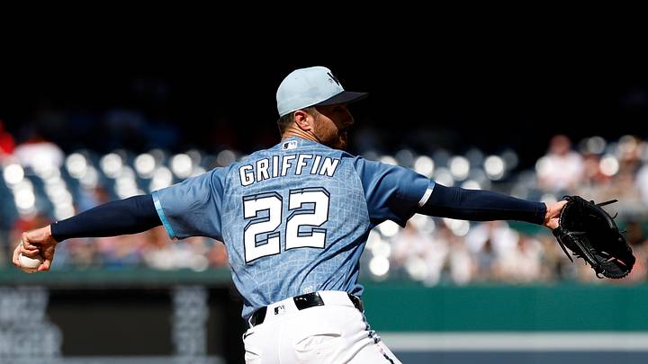 May 30, 2026: Washington Nationals starting pitcher Foster Griffin (22) pitches against the San Diego Padres during the first inning at Nationals Park. Credit: Geoff Burke-Imagn Images May 30, 2026: Washington Nationals starting pitcher Foster Griffin (22) pitches against the San Diego Padres during the first inning at Nationals Park. Credit: Geoff Burke-Imagn Images