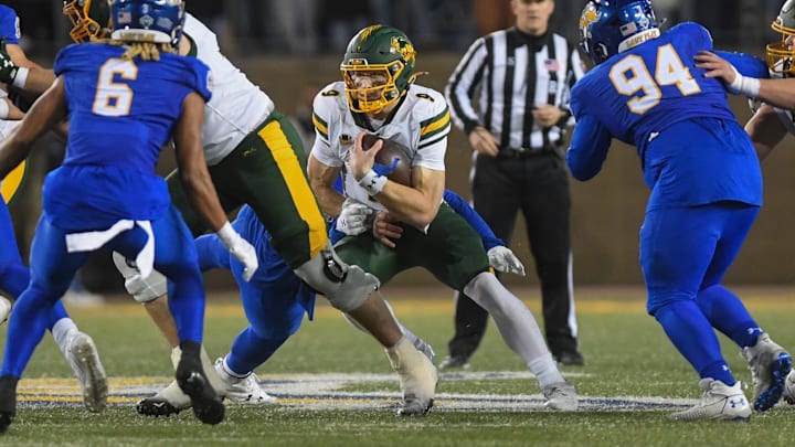 North Dakota State Bison quarterback Cole Payton (9) North Dakota State Bison quarterback Cole Payton (9)