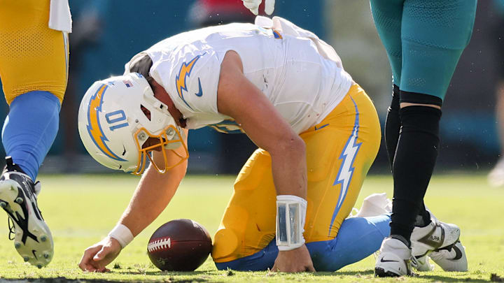 Los Angeles Chargers quarterback Justin Herbert