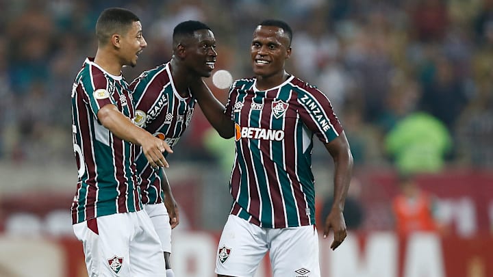Luiz Henrique marcou o gol da vitória do Fluminense na última rodada do Brasileirão contra o Fortaleza Luiz Henrique marcou o gol da vitória do Fluminense na última rodada do Brasileirão contra o Fortaleza