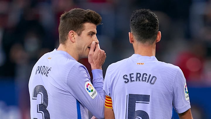 Gerard Piqué y Sergio Busquets