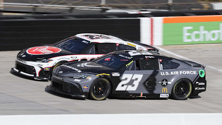 Bubba Wallace, 23XI Racing, Christopher Bell, Joe Gibbs Racing, NASCAR