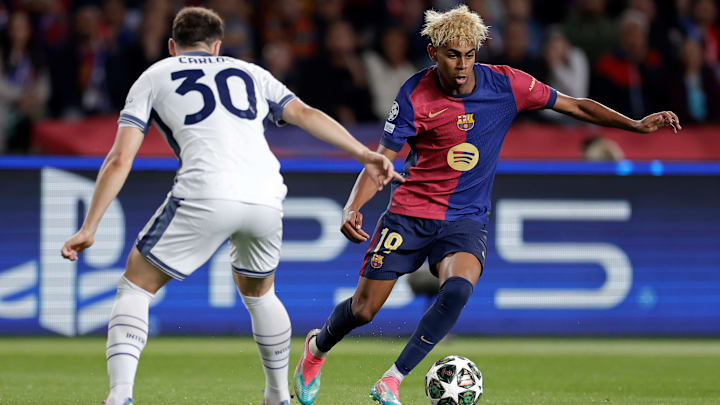 Lamine Yamal aparece no centro das atenções antes de Inter x Barcelona