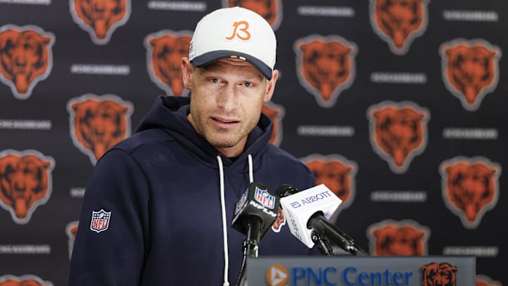 Chicago Bears head coach Ben Johnson.