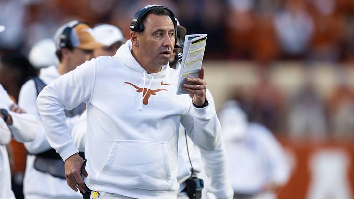 Texas Longhorns head coach Steve Sarkisian against the Clemson Tigers during the CFP National playoff first round at Darrell K Royal-Texas Memorial Stadium. Texas Longhorns head coach Steve Sarkisian against the Clemson Tigers during the CFP National playoff first round at Darrell K Royal-Texas Memorial Stadium.