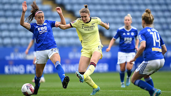 Vivianne Miedema put Leicester to the sword in the WSL