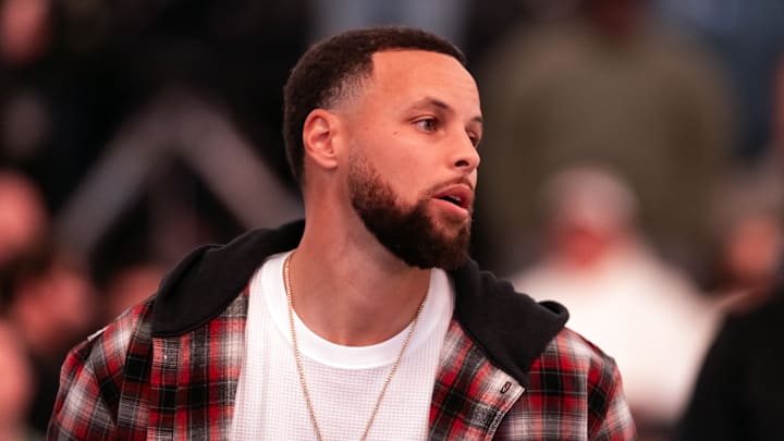 Golden State Warriors injured guard Stephen Curry.