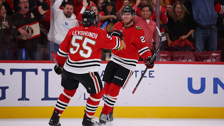 NHL: OCT 13 Mammoth at Blackhawks NHL: OCT 13 Mammoth at Blackhawks