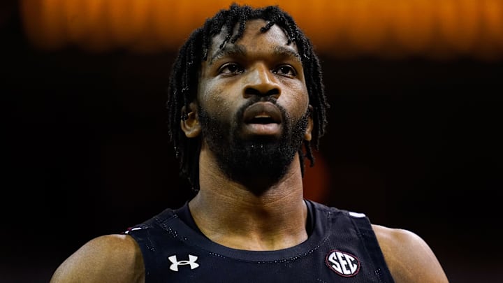 South Carolina basketball center Josh Gray
