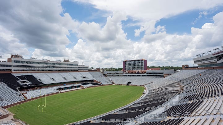 A view of the renovations being made to Doak Campbell Stadium as seen on Friday, July 18, 2025.