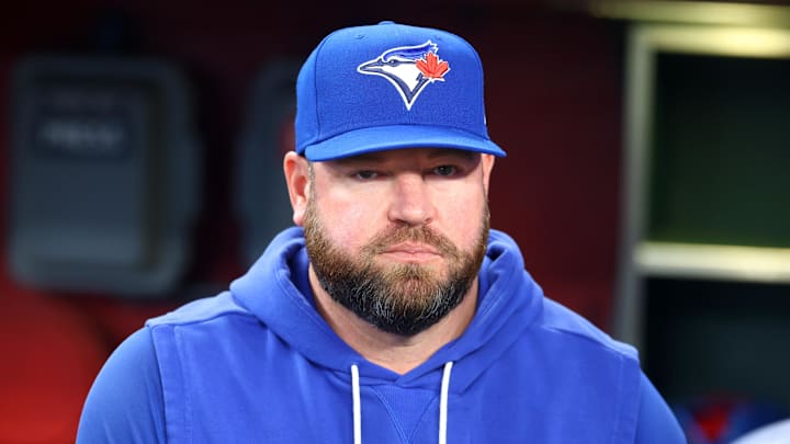 Toronto Blue Jays manager John Schneider is against the Arizona Diamondbacks at Chase Field. 
