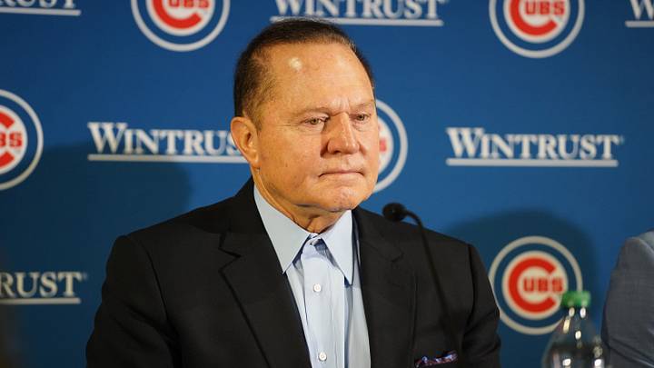 Jan 15, 2026; Chicago, Illinois, USA; Scott Boras watches as Alex Bergman is introduced as a new Cubs player at a press conference at Wrigley Field. Mandatory Credit: David Banks-Imagn Images Jan 15, 2026; Chicago, Illinois, USA; Scott Boras watches as Alex Bergman is introduced as a new Cubs player at a press conference at Wrigley Field. Mandatory Credit: David Banks-Imagn Images